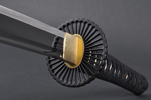 FULLY HANDMADE EMPIRE WHEEL STAINLESS JAPANESE KATANA TRAINING SWORD - buyblade