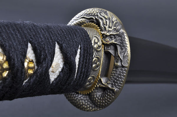 FULLY HANDMADE QUALITY DRAGON JAPANESE SAMURAI TANTO SWORD