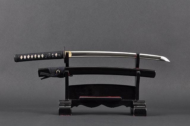 FULLY HANDMADE EMPIRE WHEEL STAINLESS JAPANESE WAKIZASHI TRAINING SWORD - buyblade