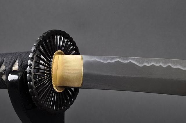 FULLY HANDMADE EMPIRE WHEEL PRACTICAL JAPANESE SAMURAI KATANA SWORD - buyblade