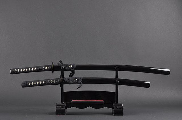 FULLY HANDMADE PRACTICAL JAPANESE SAMURAI KATANA & WAKIZASHI SWORDS - buyblade