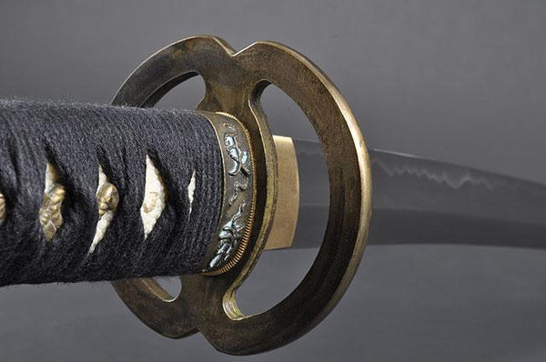 FULLY HAND FORGED MUSASHI PRACTICAL JAPANESE SAMURAI WAKIZASHI SWORD - buyblade