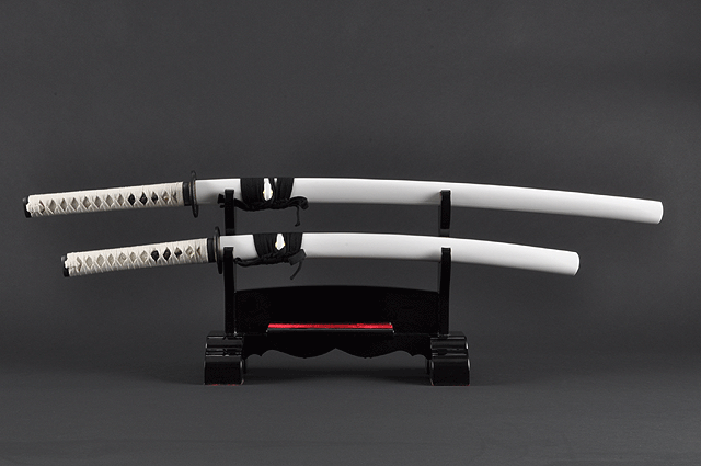 FULLY HANDMADE PRACTICAL WARRIOR JAPANESE SAMURAI KATANA & WAKIZASHI SWORDS - buyblade