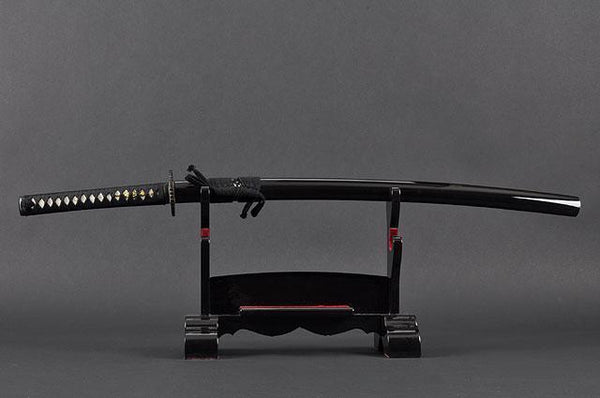 FULLY HANDMADE EMPIRE WHEEL CLAY TEMPERED JAPANESE SAMURAI KATANA SWORD - buyblade