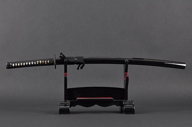 FULLY HANDMADE EMPIRE WHEEL CLAY TEMPERED JAPANESE SAMURAI KATANA SWORD - buyblade