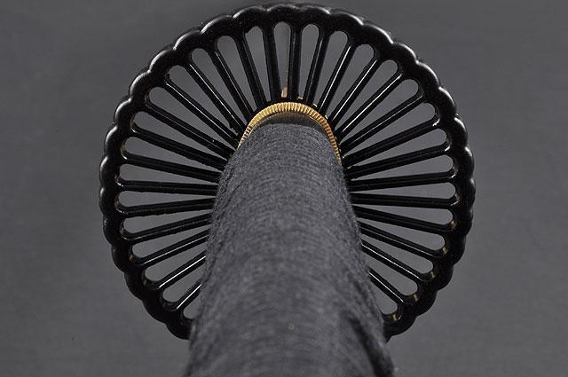 FULLY HANDMADE EMPIRE WHEEL QUALITY LONG HANDLE JAPANESE SAMURAI KATANA SWORD - buyblade
