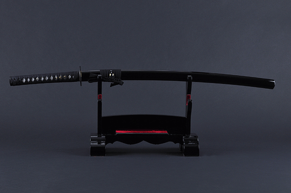 FULLY HANDMADE CLAY TEMPERED DAMASCUS MUSASHI SAMURAI KATANA SWORD - buyblade