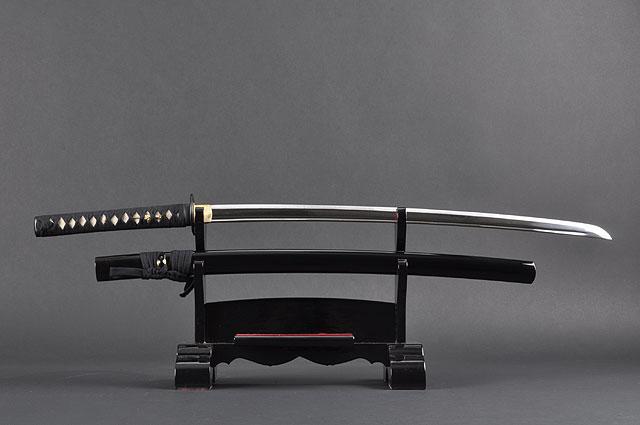 FULLY HANDMADE MUSASHI STAINLESS JAPANESE KATANA TRAINING SWORD - buyblade