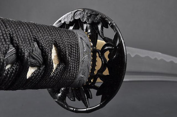 FULLY HANDMADE BAMBOO ALUMINIUM JAPANESE SAMURAI KATANA & WAKIZASHI TRAINING SWORDS - buyblade