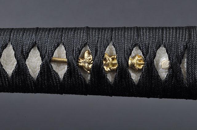 FULLY HANDMADE MUSASHI CLAY TEMPER JAPANESE SAMURAI KATANA & WAKIZASHI SWORDS - buyblade
