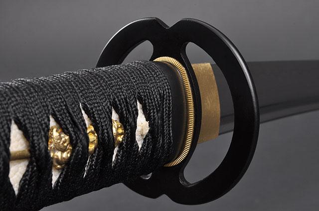 FULLY HANDMADE MUSASHI CLAY TEMPERED JAPANESE SAMURAI WAKIZASHI SWORD - buyblade