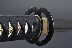 FULLY HANDMADE QUALITY MUSASHI LONG HANDLE JAPANESE SAMURAI KATANA SWORD - buyblade
