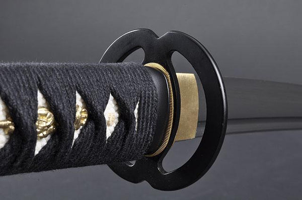 FULLY HANDMADE QUALITY MUSASHI LONG HANDLE JAPANESE SAMURAI KATANA SWORD - buyblade