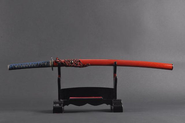 FULLY HAND FORGED CLAY TEMPER PRACTICAL SAMURAI KATANA SWORD - buyblade