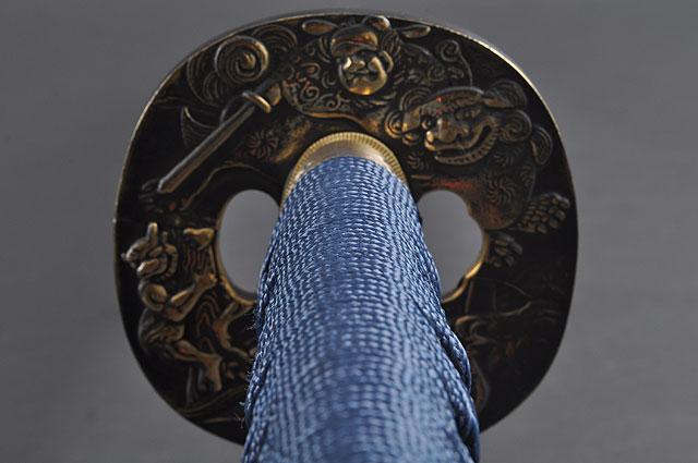 FULLY HAND FORGED CLAY TEMPER PRACTICAL SAMURAI KATANA SWORD - buyblade