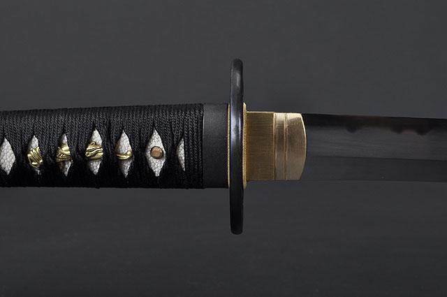 FULLY HAND FORGED CLAY TEMPER PRACTICAL DRAGON KATANA SWORD