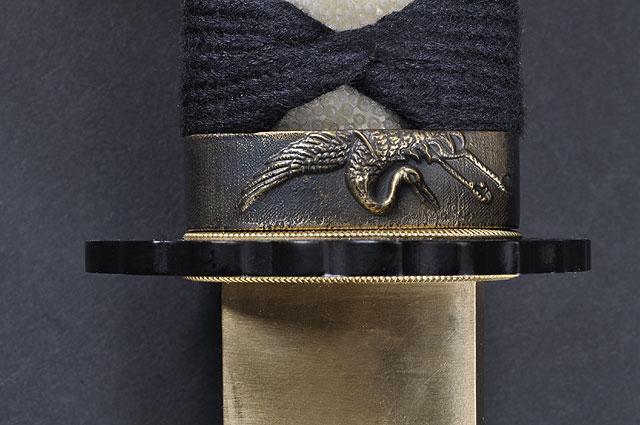FULLY HANDMADE PRACTICAL DANCING CRANE JAPANESE SAMURAI WAKIZASHI SWORD - buyblade