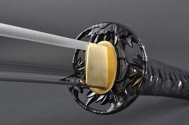 FULLY HANDMADE BAMBOO STAINLESS JAPANESE SAMURAI KATANA & WAKIZASHI TRAINING SWORDS - buyblade