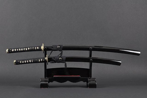 FULLY HANDMADE DRAGON STAINLESS JAPANESE SAMURAI KATANA & WAKIZASHI TRAINING SWORDS - buyblade