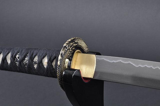 FULLY HANDMADE PRACTICAL DRAGON JAPANESE SAMURAI KATANA SWORD - buyblade