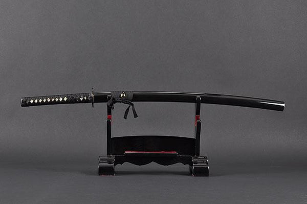 FULLY HANDMADE TOMOE CREST ALUMINIUM ALLOY JAPANESE KATANA TRAINING SWORD - buyblade