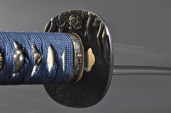 FULLY HAND FORGED CLAY TEMPER PRACTICAL SAMURAI KATANA SWORD - buyblade
