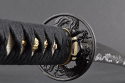 FULLY HANDMADE PRACTICAL DRAGON SAMURAI KATANA SWORD - buyblade