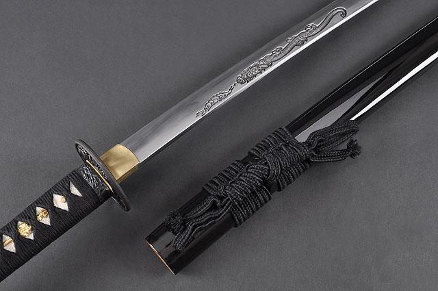FULLY HANDMADE PRACTICAL DRAGON SAMURAI KATANA SWORD - buyblade