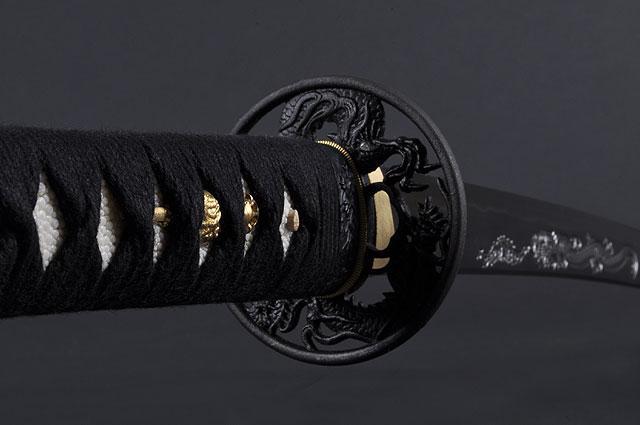 FULLY HANDMADE PRACTICAL DRAGON SAMURAI KATANA SWORD - buyblade