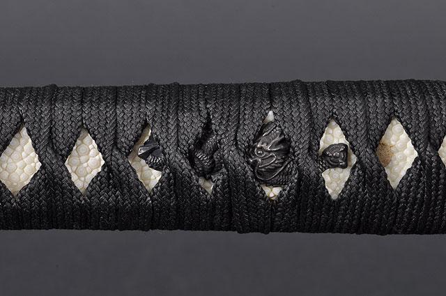 FULLY HANDMADE TOMOE CREST ALUMINIUM ALLOY JAPANESE WAKIZASHI TRAINING SWORD - buyblade