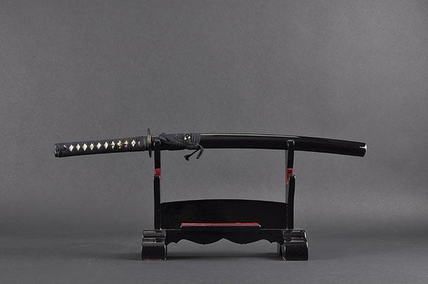 FULLY HANDMADE TOMOE CREST STAINLESS JAPANESE WAKIZASHI TRAINING SWORD - buyblade