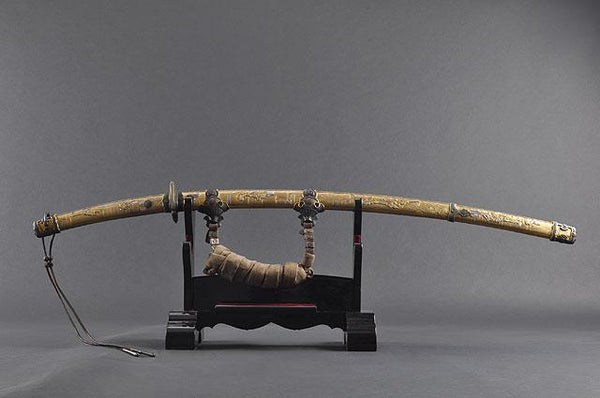 FULLY HAND FORGED CLAY TEMPERED RAZOR SHARP JAPANESE TACHI GUNTO SWORD