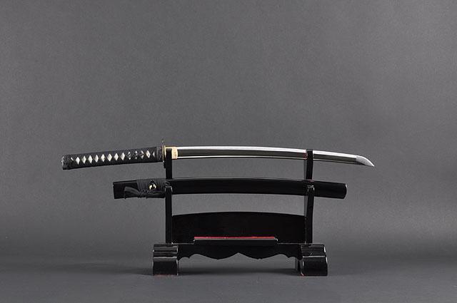 FULLY HANDMADE BAMBOO STAINLESS JAPANESE SAMURAI WAKIZASHI TRAINING SWORD - buyblade