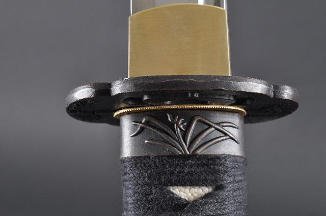 FULLY HANDMADE BAMBOO STAINLESS JAPANESE SAMURAI WAKIZASHI TRAINING SWORD - buyblade