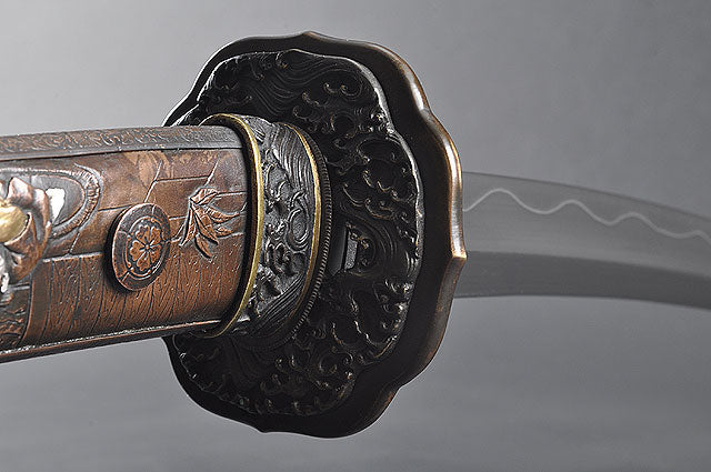 FULLY HAND FORGED CLAY TEMPERED RAZOR SHARP JAPANESE TACHI GUNTO SWORD