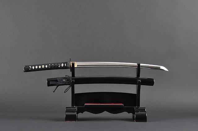 FULLY HANDMADE BAMBOO STAINLESS JAPANESE SAMURAI WAKIZASHI TRAINING SWORD - buyblade