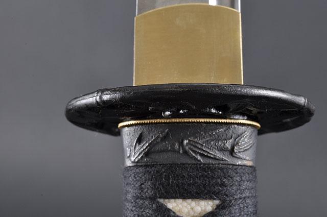 FULLY HANDMADE BAMBOO STAINLESS JAPANESE SAMURAI WAKIZASHI TRAINING SWORD - buyblade