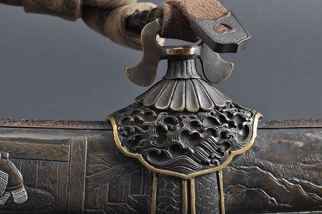 FULLY HAND FORGED CLAY TEMPERED RAZOR SHARP JAPANESE TACHI GUNTO SWORD