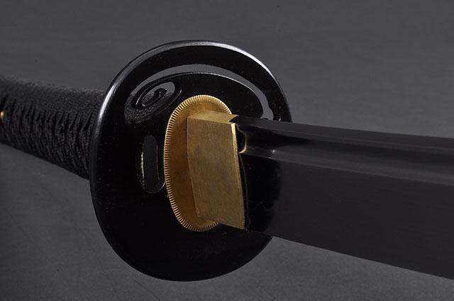 FULLY HAND FORGED CLAY TEMPER SMOKE CLOUD SAMURAI BLACK KATANA SWORD