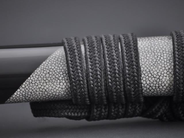 FULLY HAND FORGED CLAY TEMPER SMOKE CLOUD SAMURAI BLACK KATANA SWORD