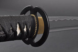 FULLY HANDMADE MUSASHI ALUMINIUM ALLOY JAPANESE SAMURAI WAKIZASHI TRAINING SWORD - buyblade