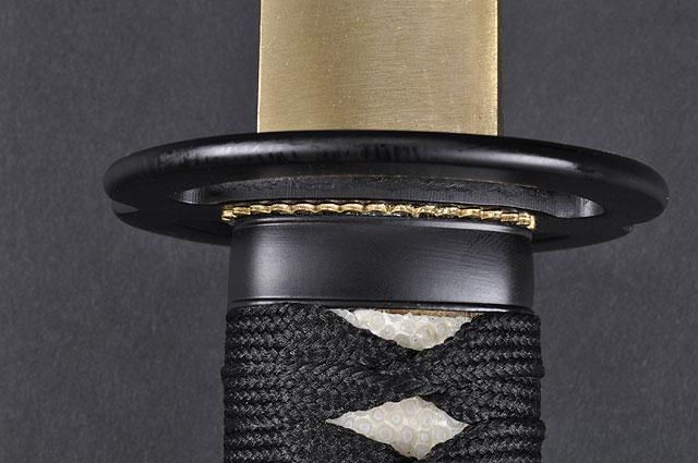 FULLY HANDMADE MUSASHI ALUMINIUM ALLOY JAPANESE SAMURAI WAKIZASHI TRAINING SWORD - buyblade