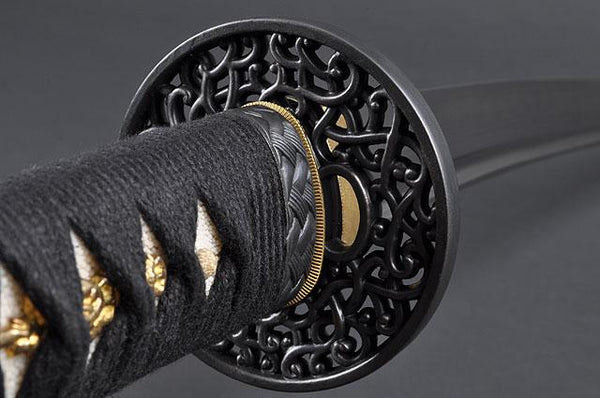 FULLY HANDMADE CLAY TEMPERED JAPANESE SAMURAI WAKIZASHI SWORD - buyblade