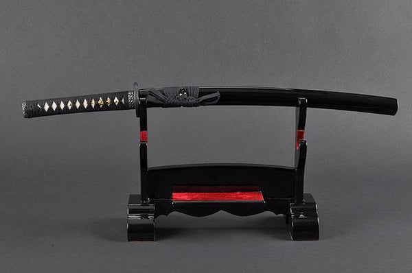 FULLY HANDMADE CLAY TEMPERED JAPANESE SAMURAI WAKIZASHI SWORD - buyblade