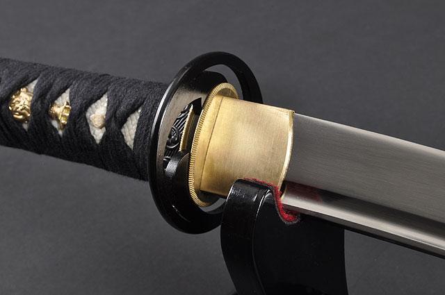 FULLY HANDMADE QUALITY TOMOE CREST JAPANESE SAMURAI TANTO SWORD - buyblade