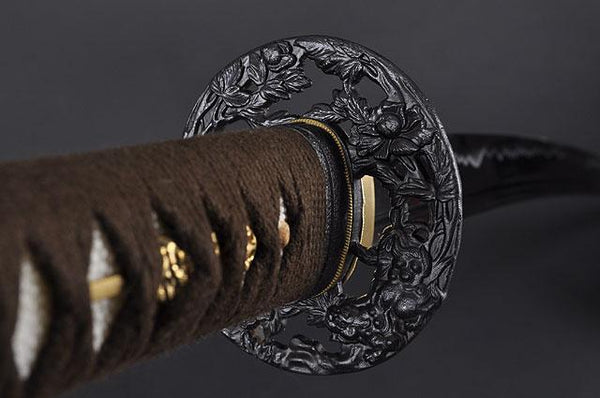 FULLY HAND FORGED FULL TANG JAPANESE SAMURAI KATANA SWORD - buyblade