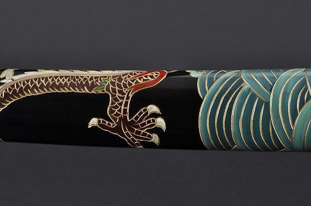 FULLY HANDMADE FULL TANG DRAGON JAPANESE SAMURAI KATANAS SWORDS - buyblade