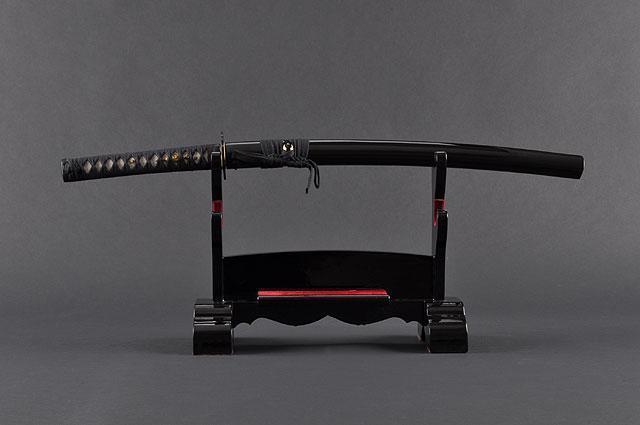 FULLY HANDMADE PRACTICAL DAMASCUS DANCING CRANE JAPANESE SAMURAI WAKIZASHI SWORD - buyblade