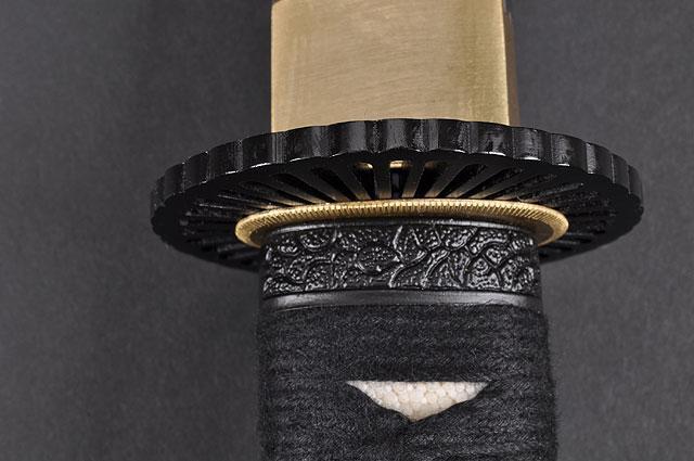 FULLY HANDMADE QUALITY EMPIRE WHEEL JAPANESE SAMURAI TANTO SWORD - buyblade