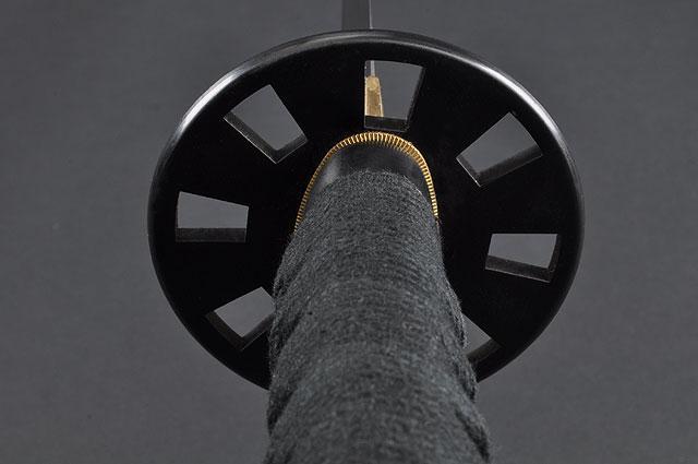 FULLY HAND FORGED BLACK FULL TANG JAPANESE SAMURAI KATANA SWORD - buyblade